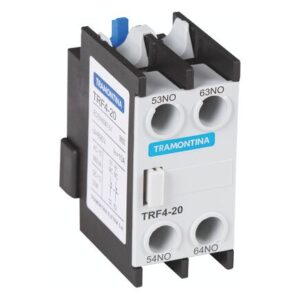 Contato Auxiliar Frontal para Contator Tramontina TRF4-20 2NA