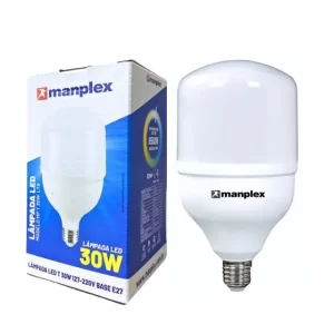 Lampada Led Bulbo 30W 6500K Base E27 - Manplex