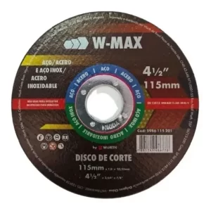 Discos De Corte Aço Inox Wmax/wurth 115x1x22,23