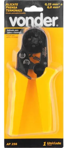 Alicate Prensa Tubular 0,25 A 6mm² Ap256 Vonder