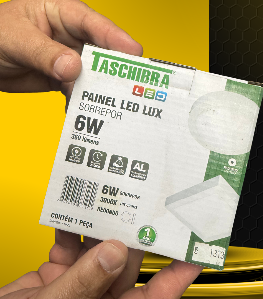 Taschibra LED – PAINEL LED LUX SOBREPOR
