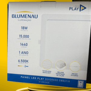 PAINEL LED PLAY QUADRADO EMBUTIR