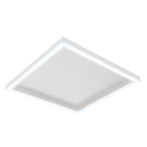 Plafon Square LED Alumínio 430mm Bivolt 15W 6.500K - Branco Fosco